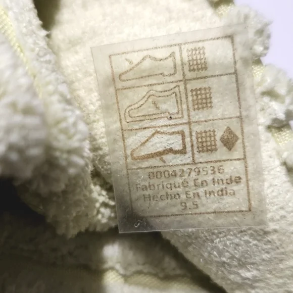 NEW Free People Two Days in Ibiza Key Lime Terry Cloth Platform Sandals Size 9.5 - Picture 10 of 13